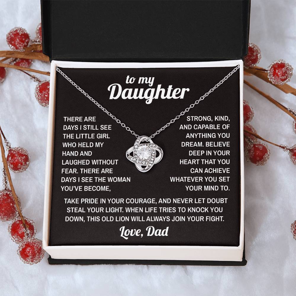 Lion's Pride II - To My Daughter -  Love Knot