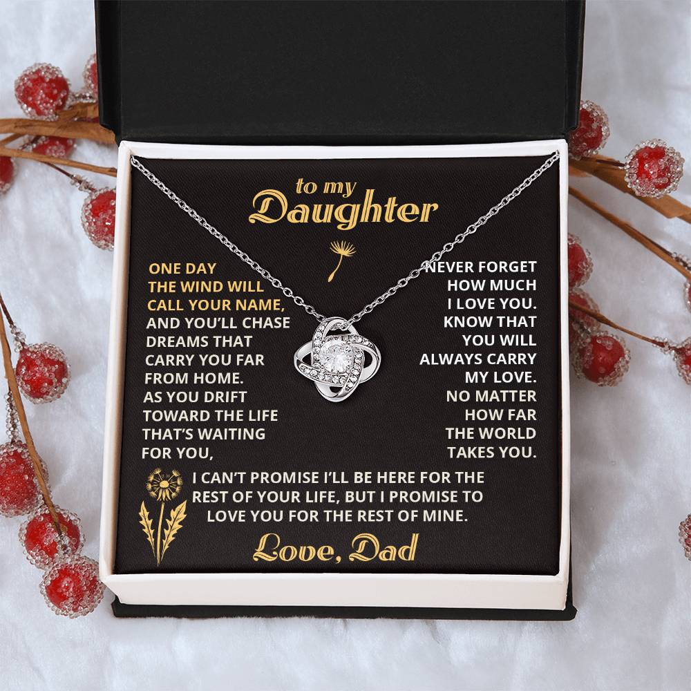 Carry My Love III - To My Daughter - Love Knot