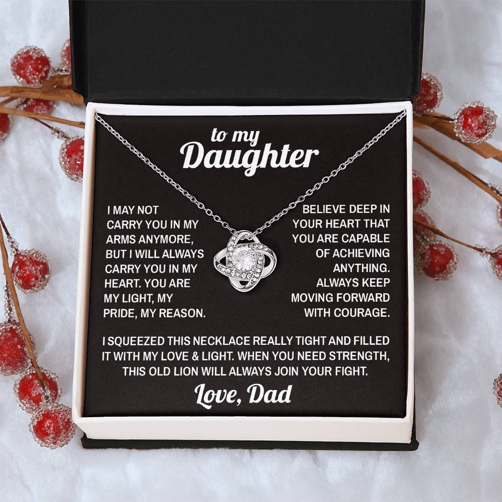 Lion's Strength II - To My Daughter - Love Knot