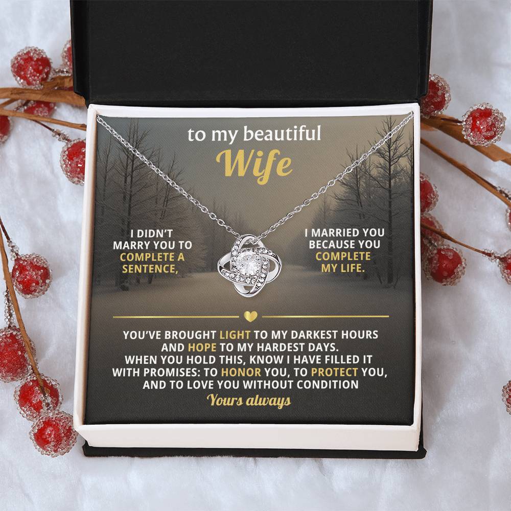 Honor 2 - To My Wife - Love Knot