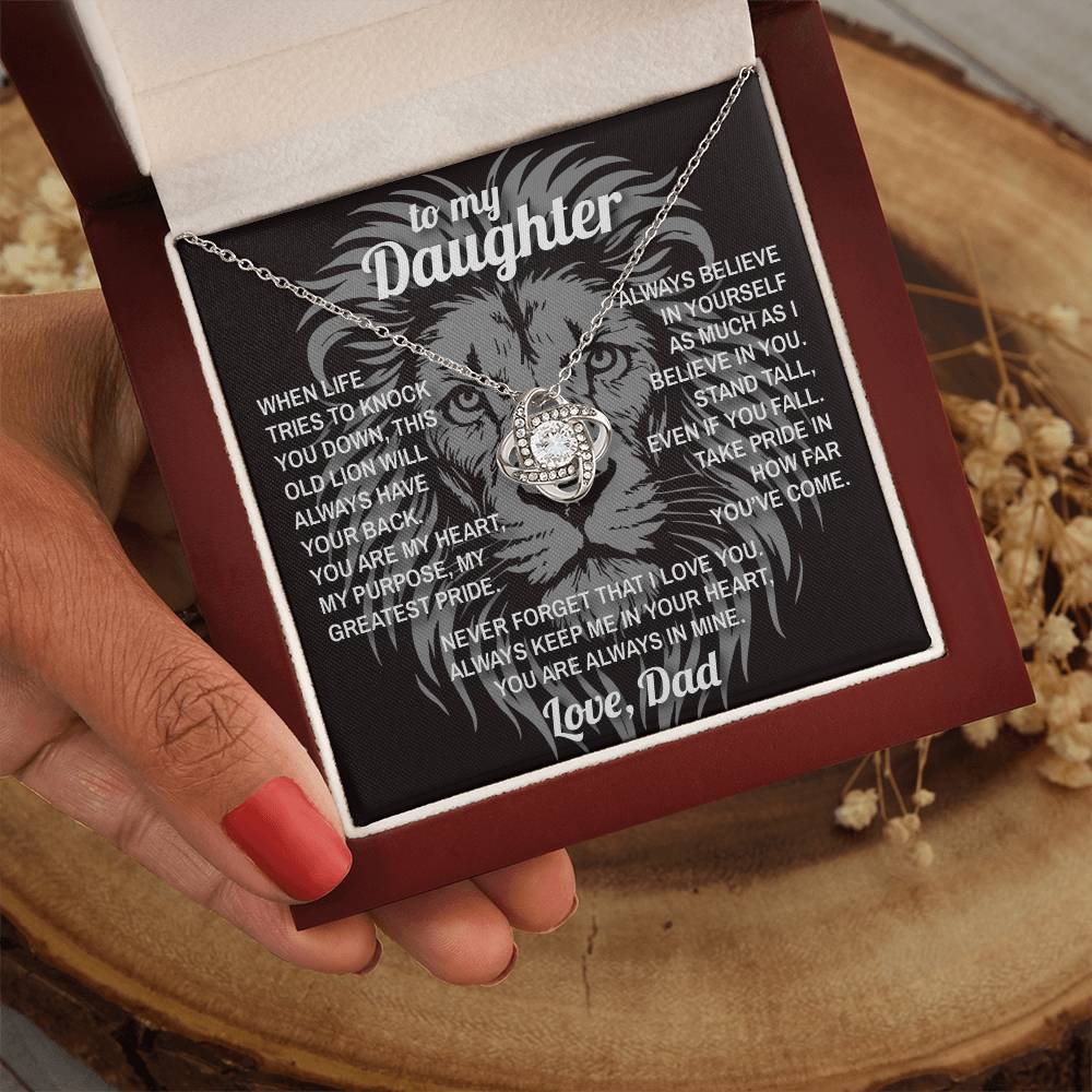 Lion's Stance - To My Daughter - Love Knot