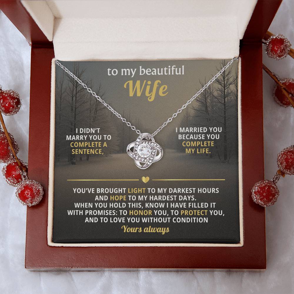 Honor 2 - To My Wife - Love Knot