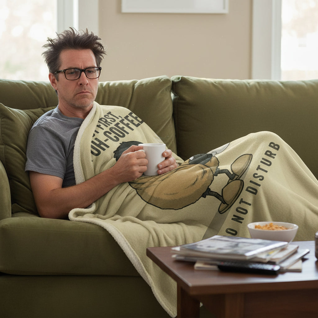 FUH-COFFEE Carl - Sherpa Fleece - But First