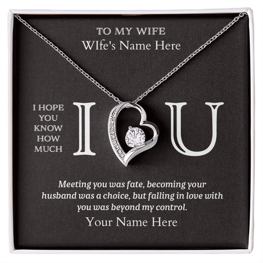 I Heart U Fate - To My Wife - Forever Love Per