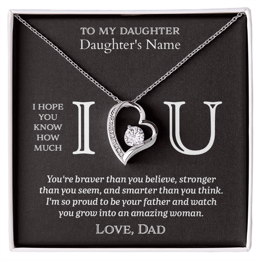 I Heart U Amaze - To My Daughter - Forever Love Per
