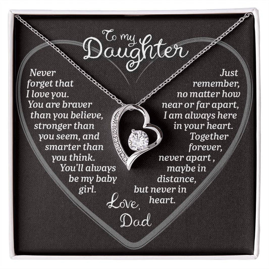 Brave Heart - To My Daughter - Love Knot