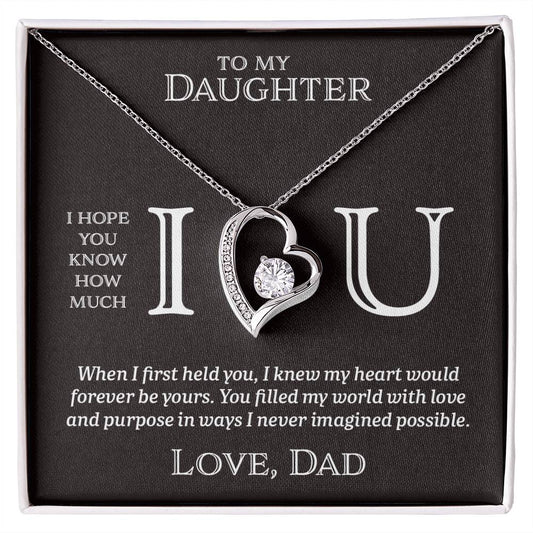 I Heart U Forever - To My Daughter - Forever Love