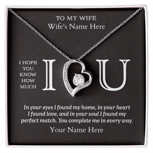I Heart U Complete - To My Wife - Forever Love Per