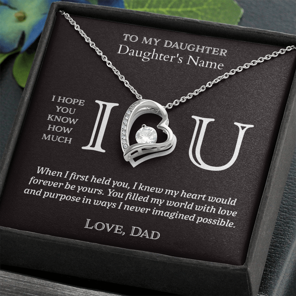 I Heart U Forever - To My Daughter - Forever Love Per