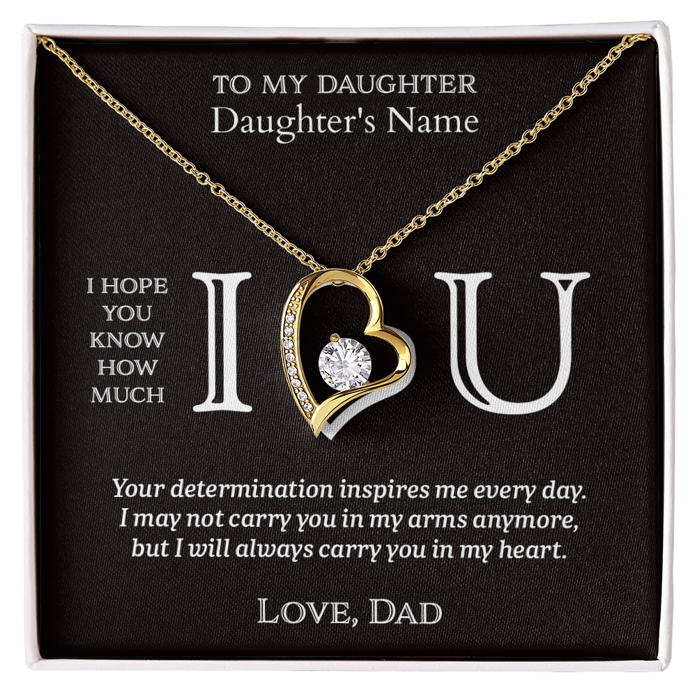 I Heart U Inspire - To My Daughter - Forever Love Per