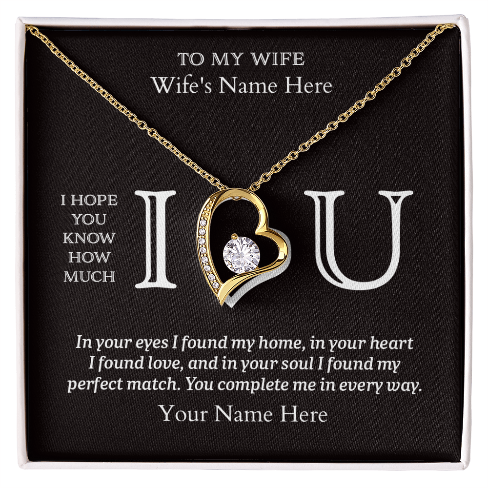 I Heart U Complete - To My Wife - Forever Love Per