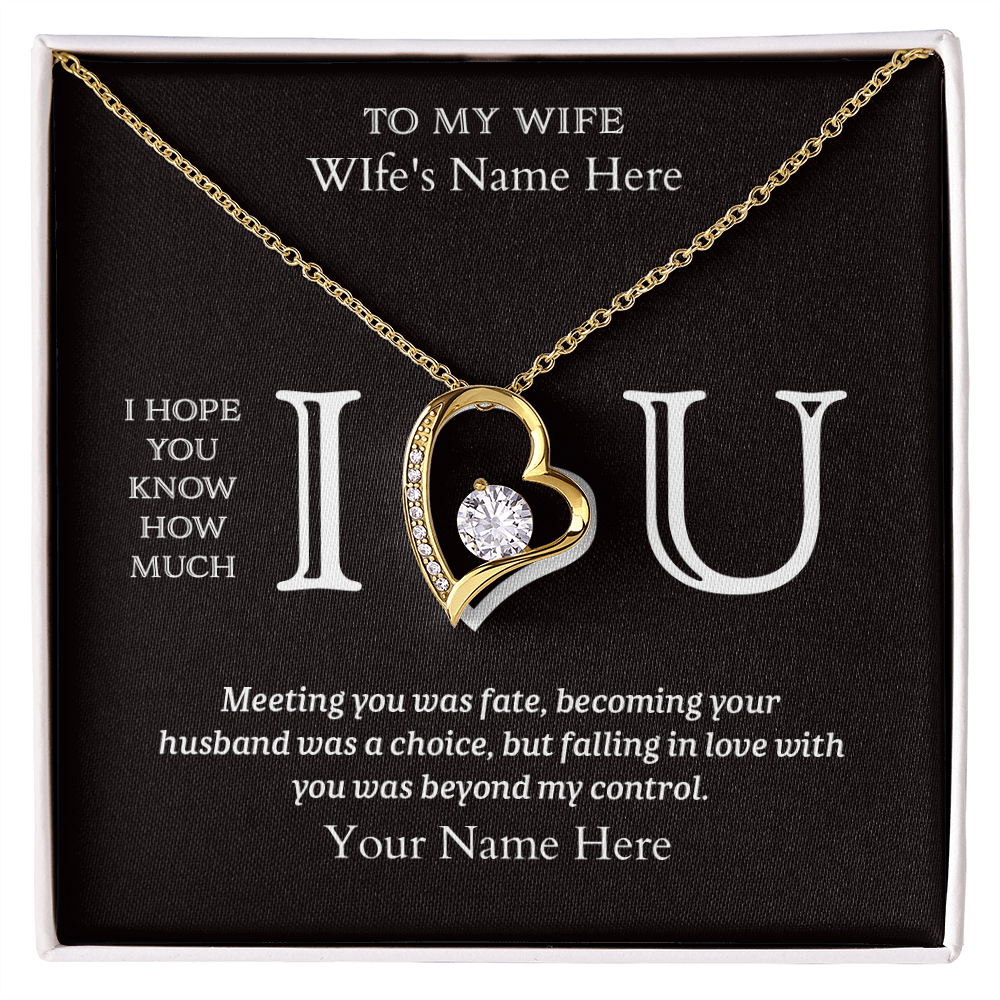 I Heart U Fate - To My Wife - Forever Love Per
