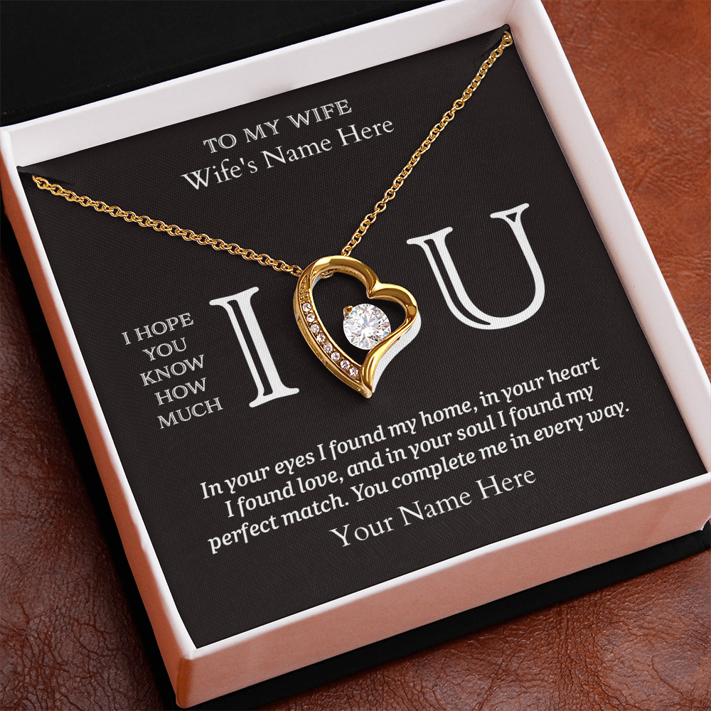 I Heart U Complete - To My Wife - Forever Love Per