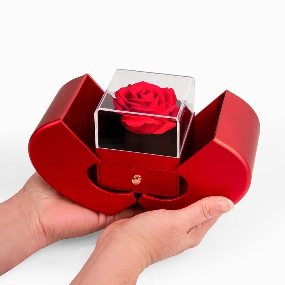 To My Wife - Heart Rose Box - Thorn & Bloom