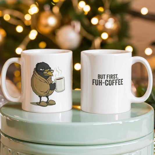 FUH-COFFEE Carl - Mug - But First - White
