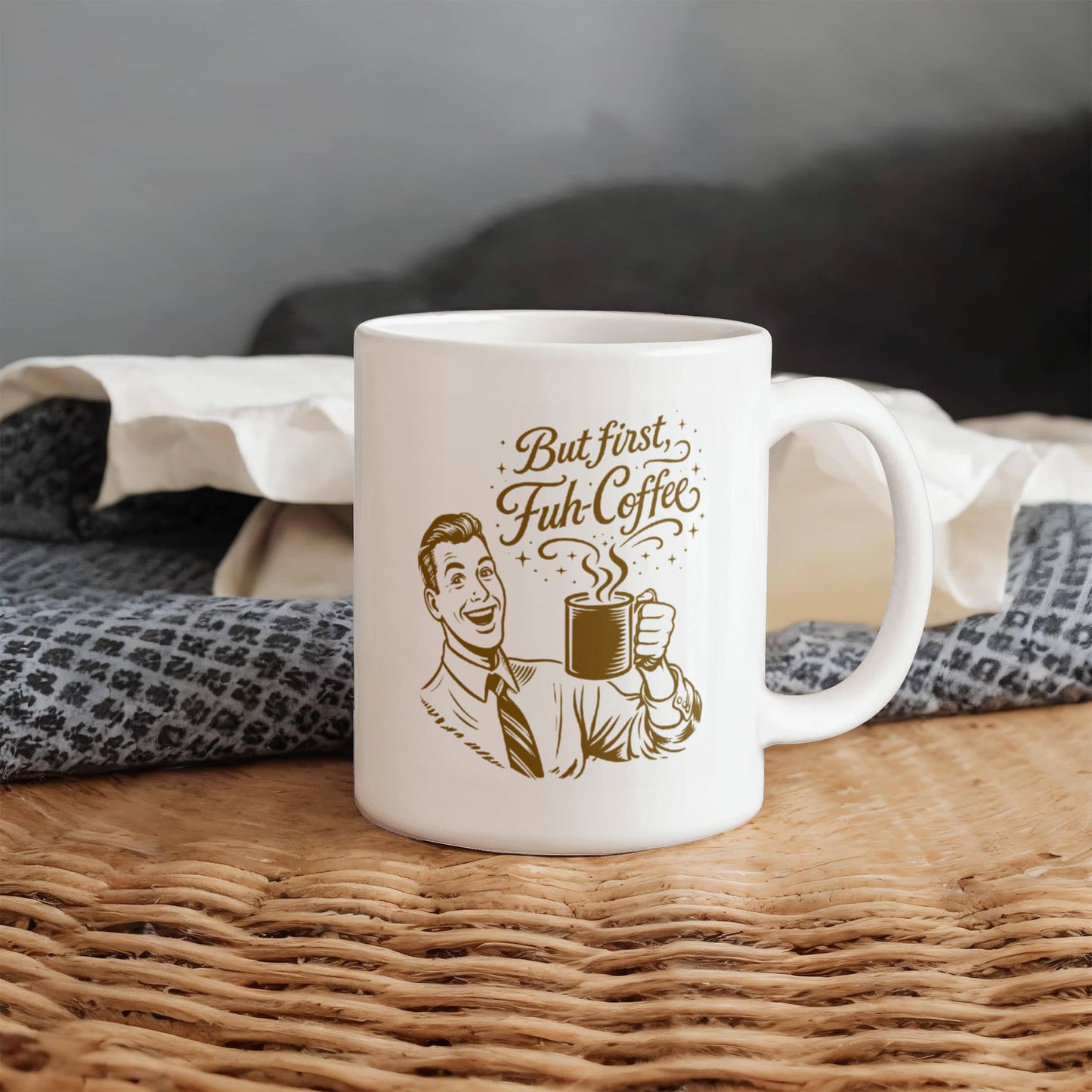 FUH-COFFEE - Fifties Mug - White