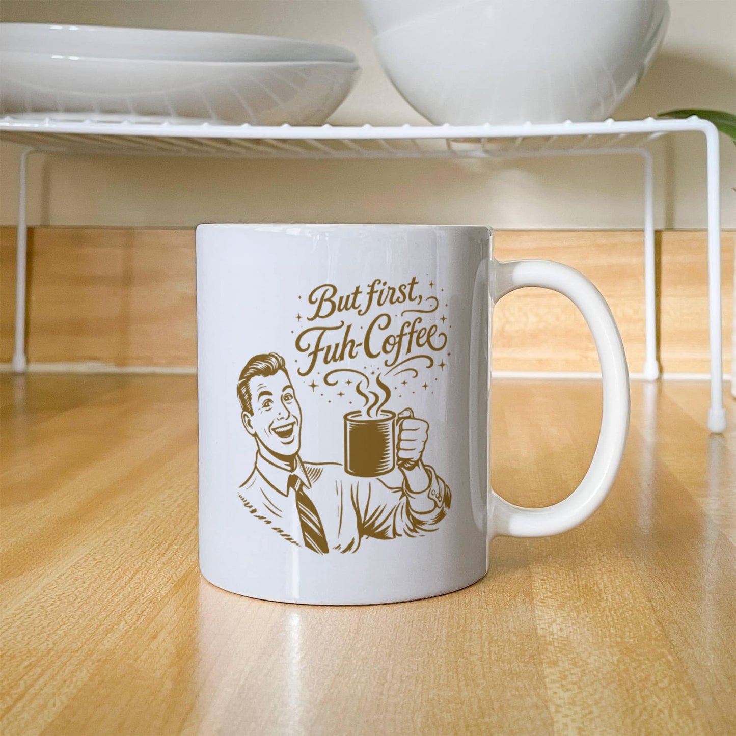FUH-COFFEE - Fifties Mug - White
