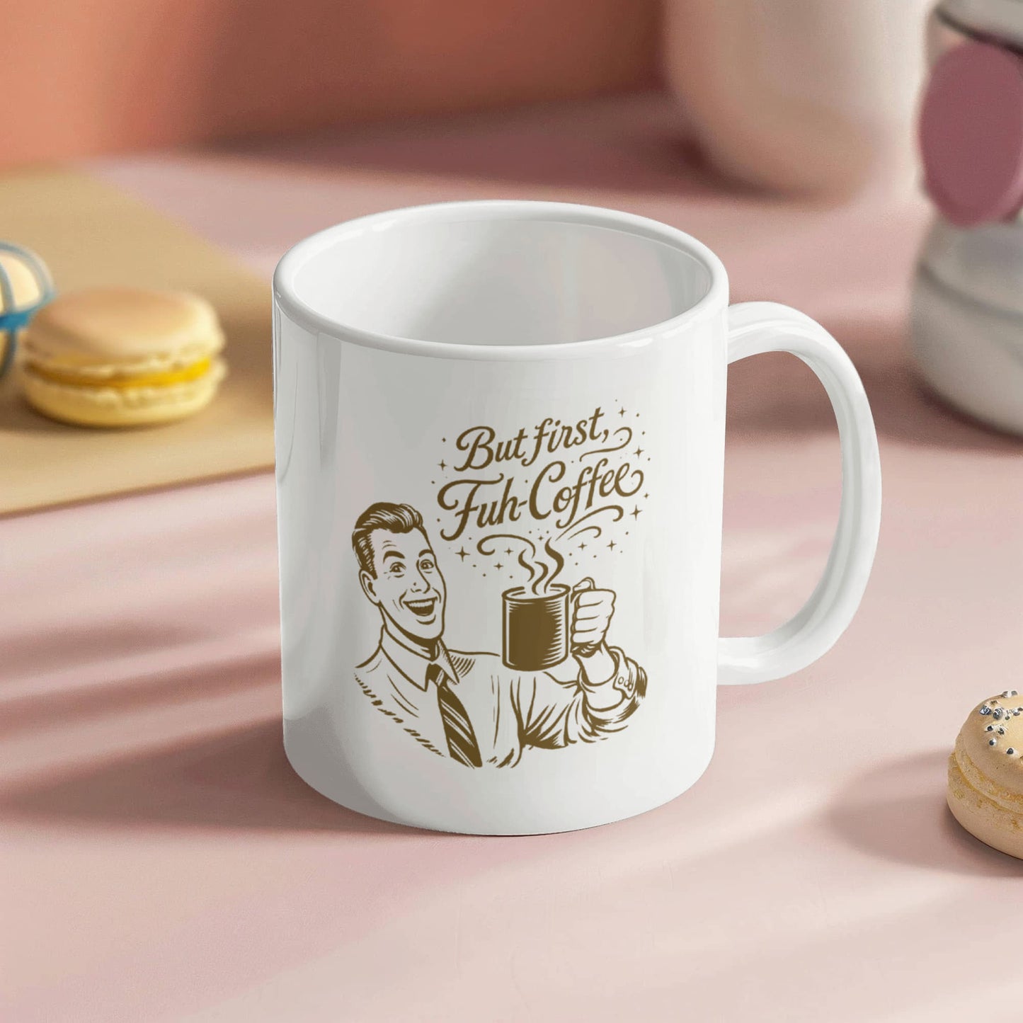 FUH-COFFEE - Fifties Mug - White
