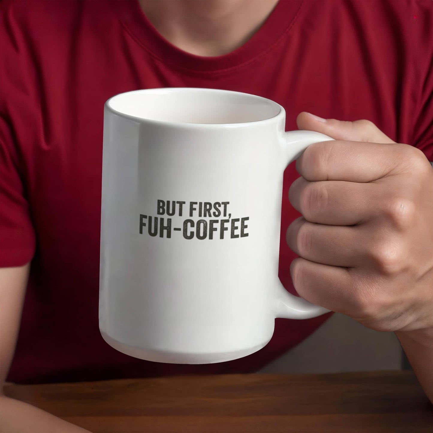FUH-COFFEE - Mug - But First - White