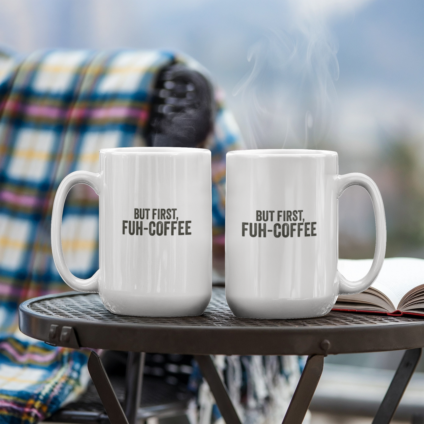 FUH-COFFEE - Mug - But First - White