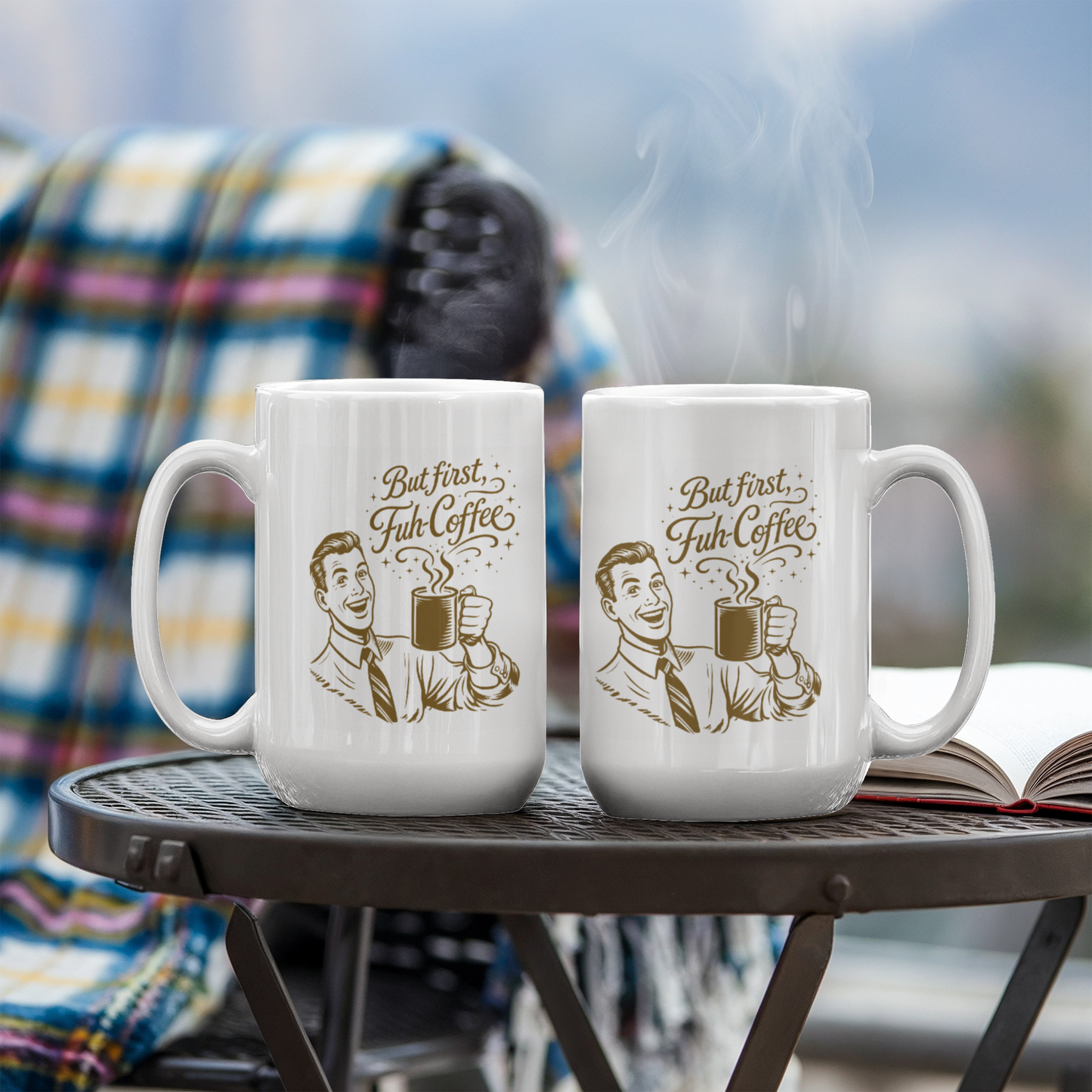 FUH-COFFEE - Fifties Mug - White
