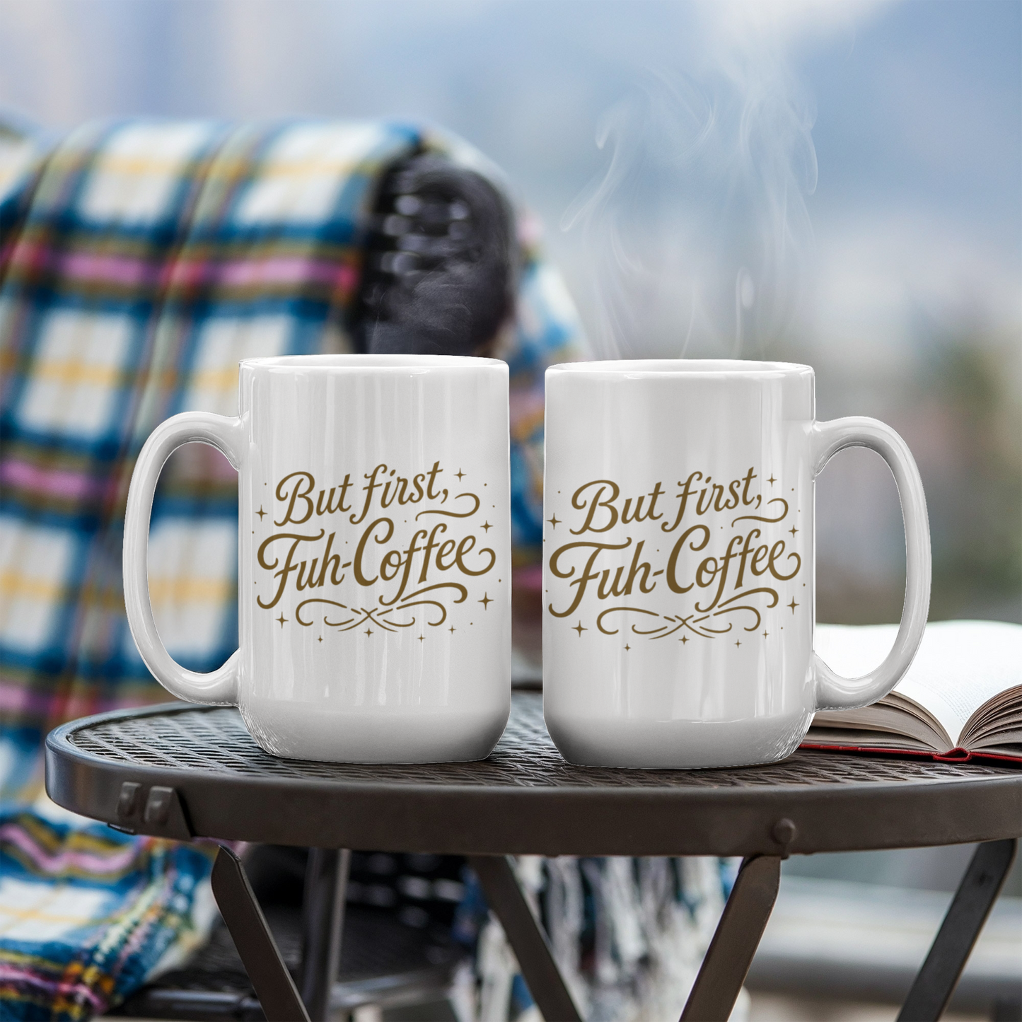FUH-COFFEE - Fifties Type Mug - White