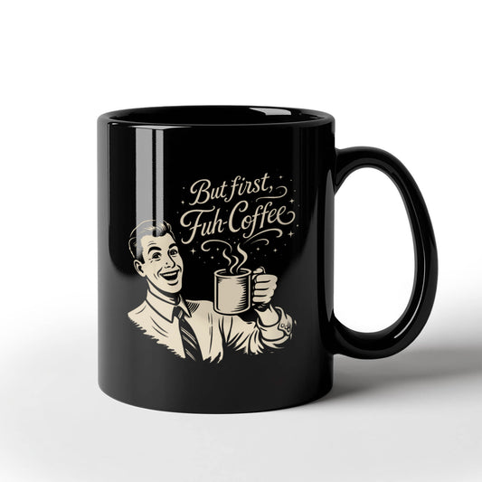 FUH-COFFEE - Fifties Mug - Black
