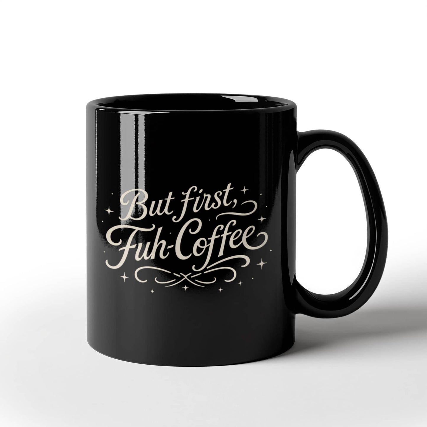 FUH-COFFEE - Fifties Type Mug - Black