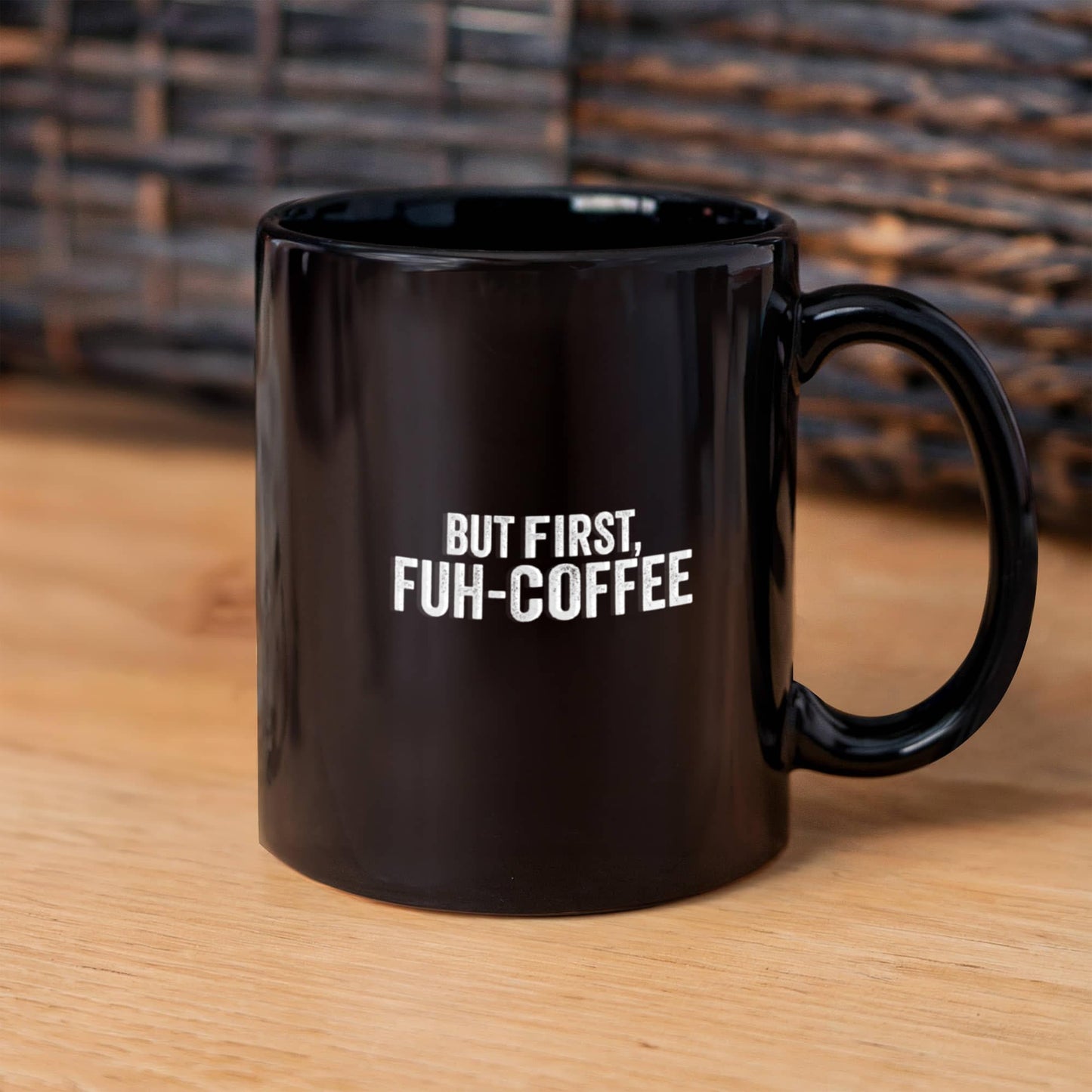 FUH-COFFEE - Mug - But First - Black