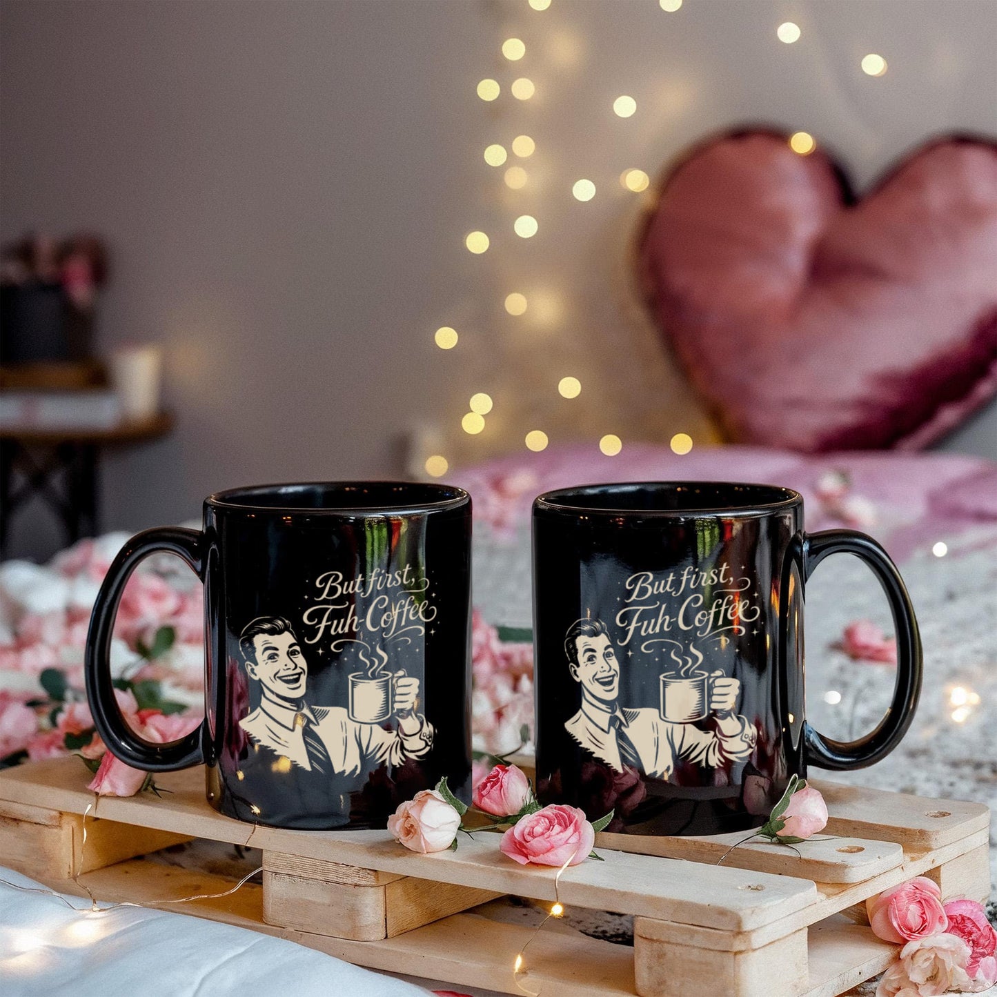 FUH-COFFEE - Fifties Mug - Black