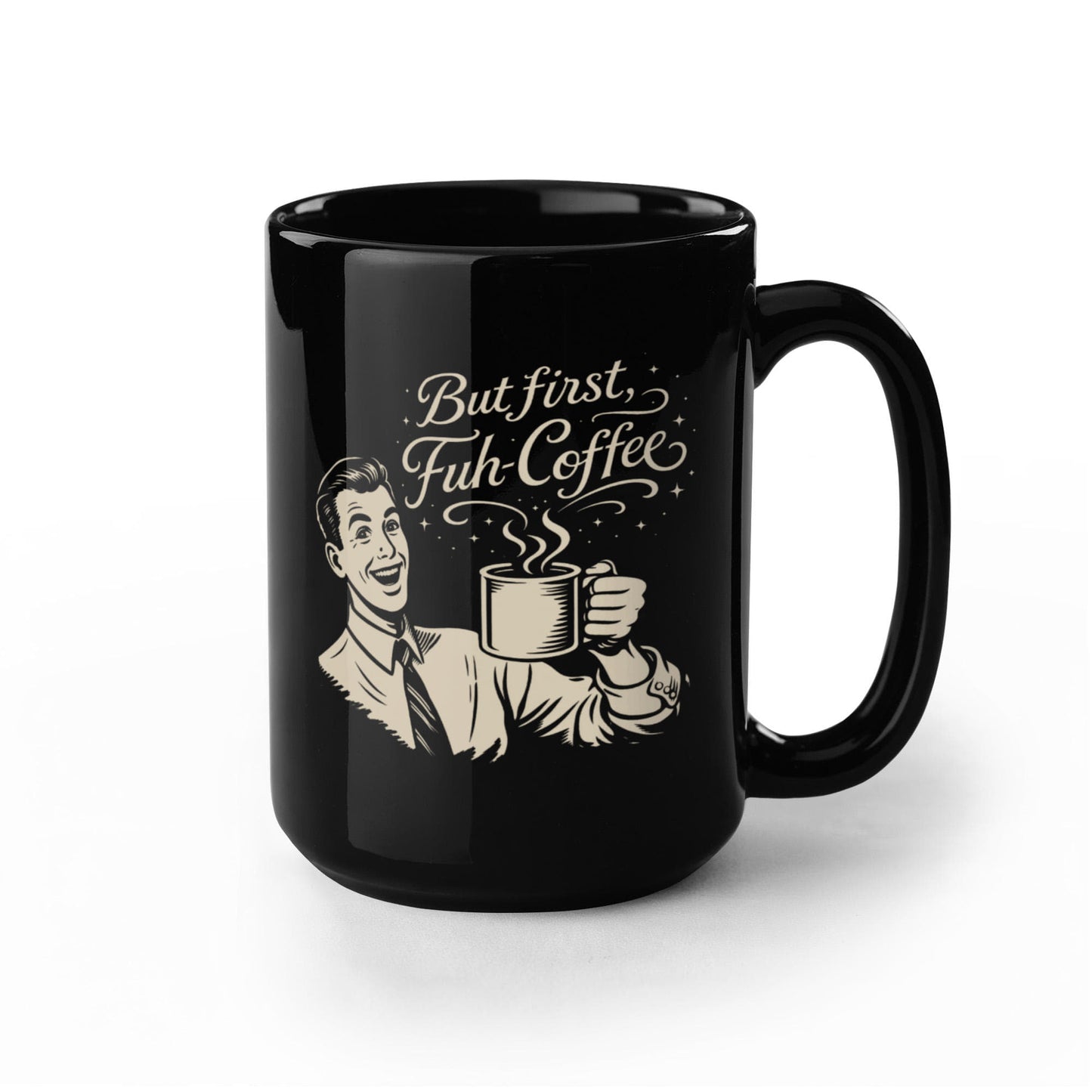 FUH-COFFEE - Fifties Mug - Black