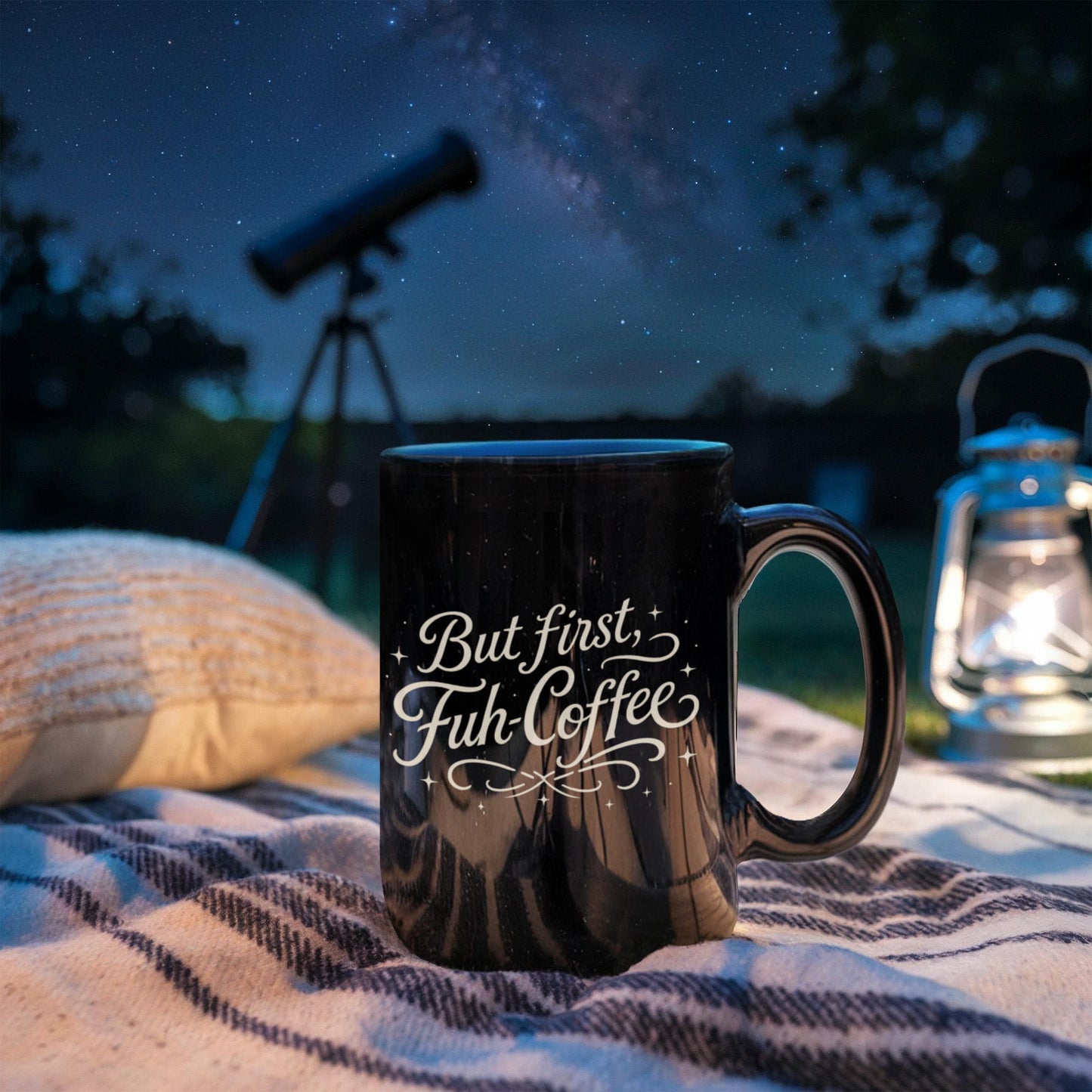 FUH-COFFEE - Fifties Type Mug - Black