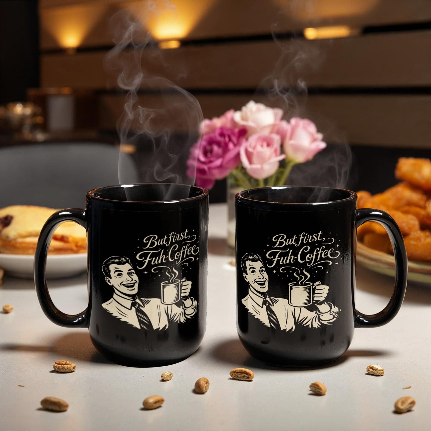 FUH-COFFEE - Fifties Mug - Black