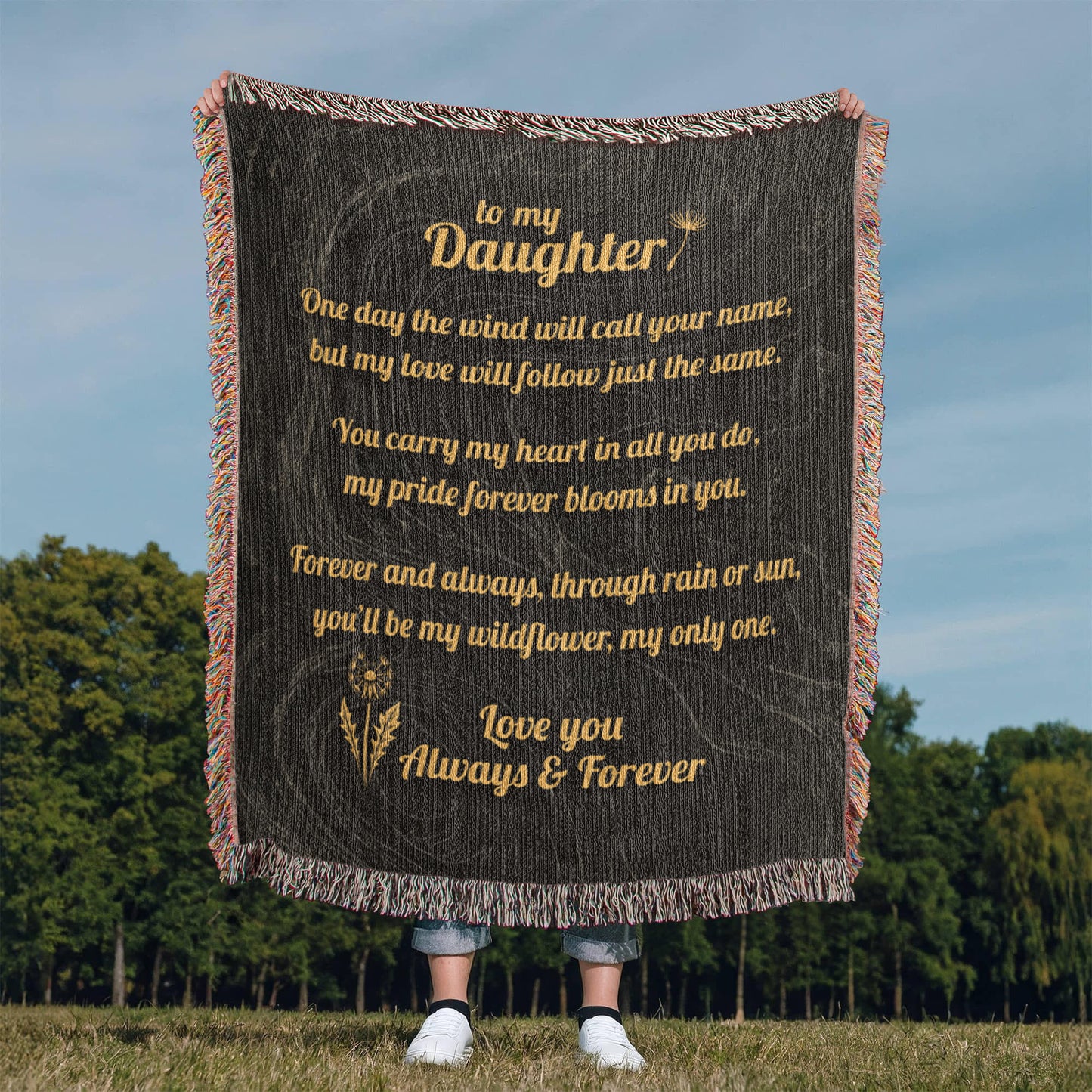 My Wildflower - Heirloom Woven Blanket