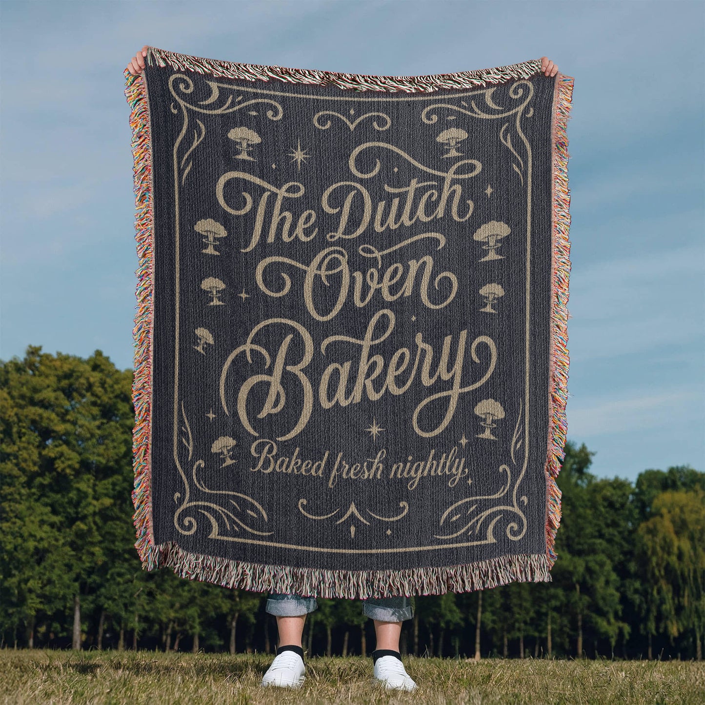 The Dutch Oven Bakery - Heirloom Woven Blanket