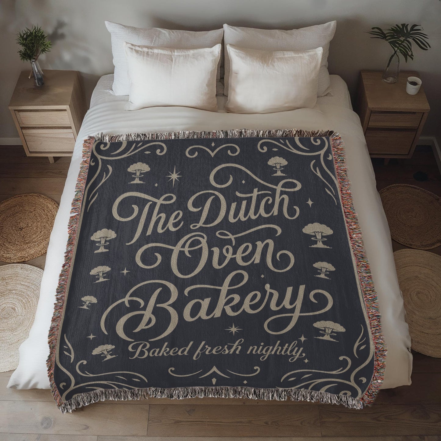 The Dutch Oven Bakery - Heirloom Woven Blanket