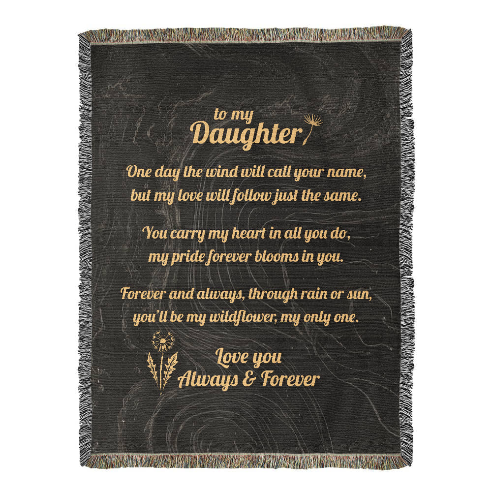 My Wildflower - Heirloom Woven Blanket