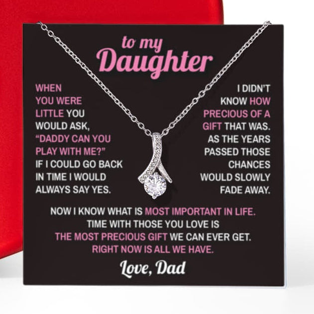 To My Daughter - Heart Rose Box - When you were little