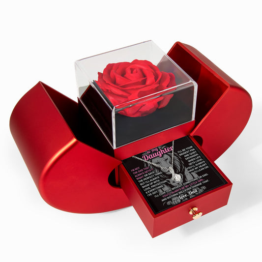 To My Daughter - Heart Rose Box - Lion's Guard