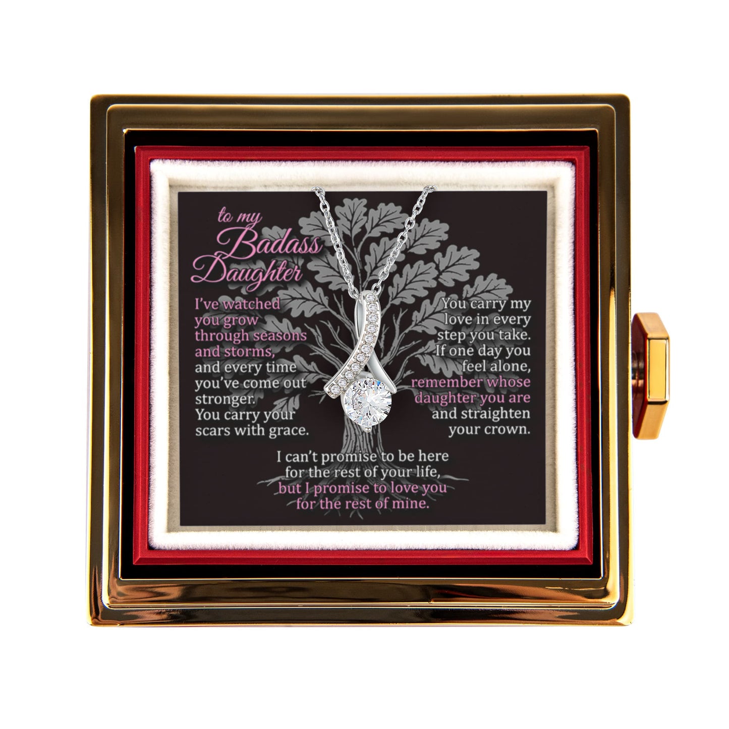 Seasons & Storms VI - To My Badass Daughter - Rotating Rose