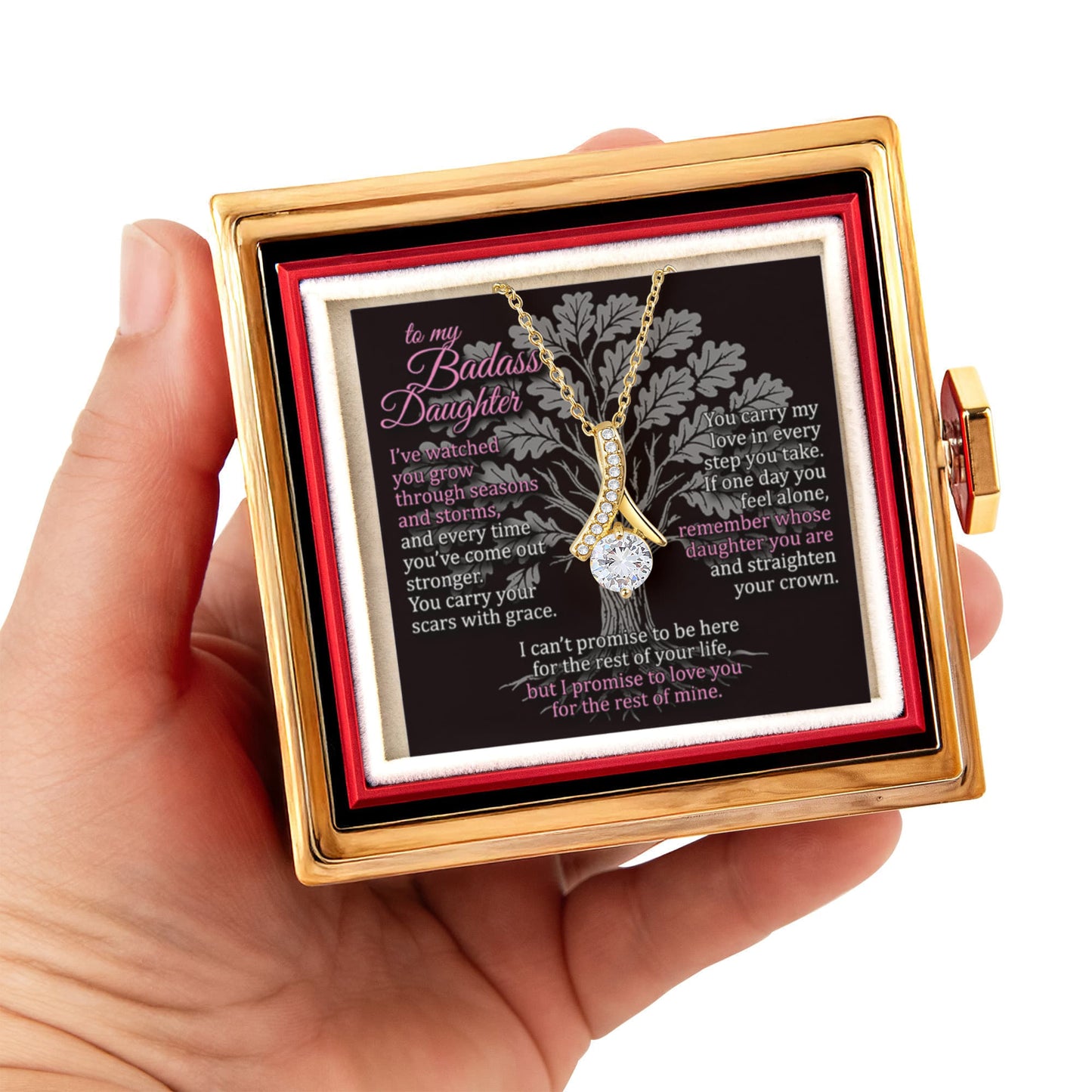 Seasons & Storms VI - To My Badass Daughter - Rotating Rose