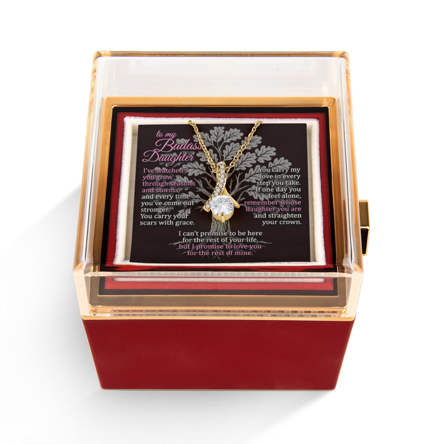 Seasons & Storms VI - To My Badass Daughter - Rotating Rose