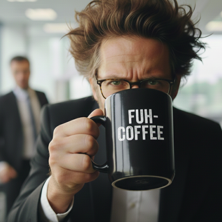 FUH-COFFEE - Mug - Black
