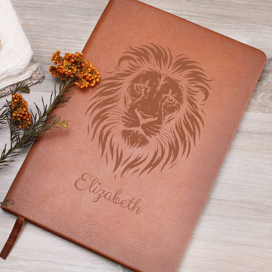 Journal With Gift Wrap - Lion's Stance