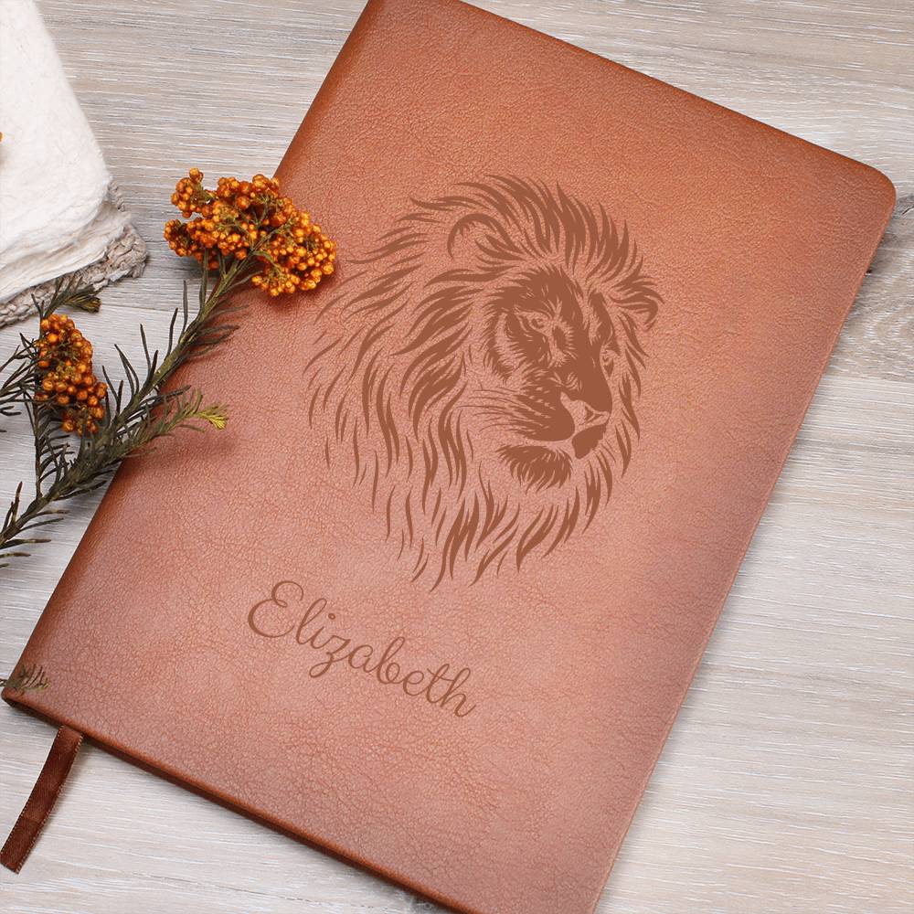 Journal With Gift Wrap - Lion's Strength