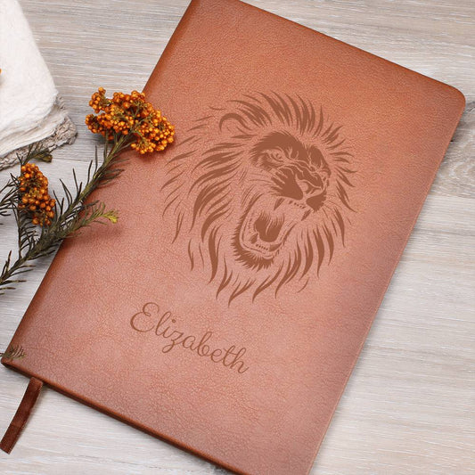 Journal With Gift Wrap - Lion's Heart