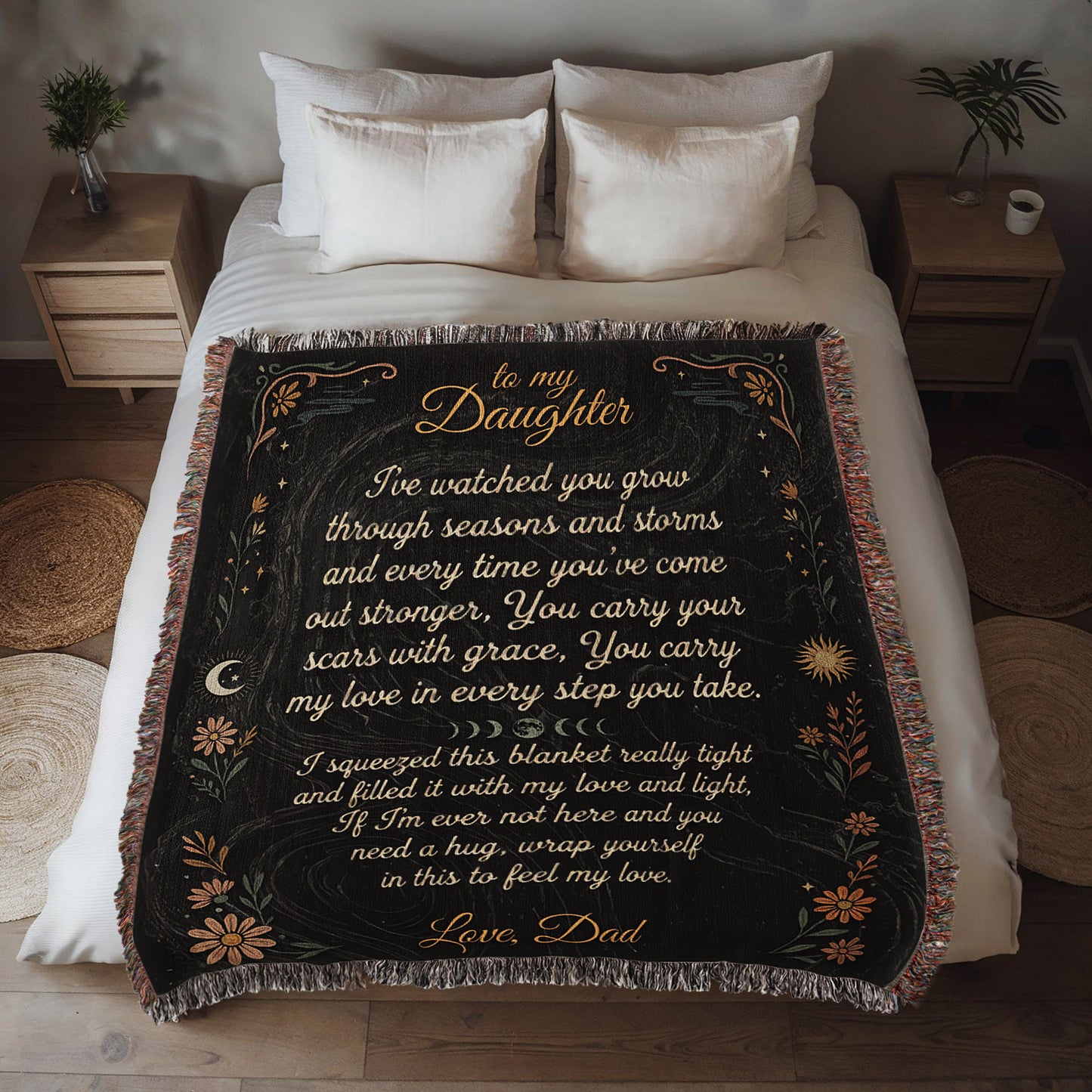 Seasons and Storms4 - Heirloom Woven Blanket