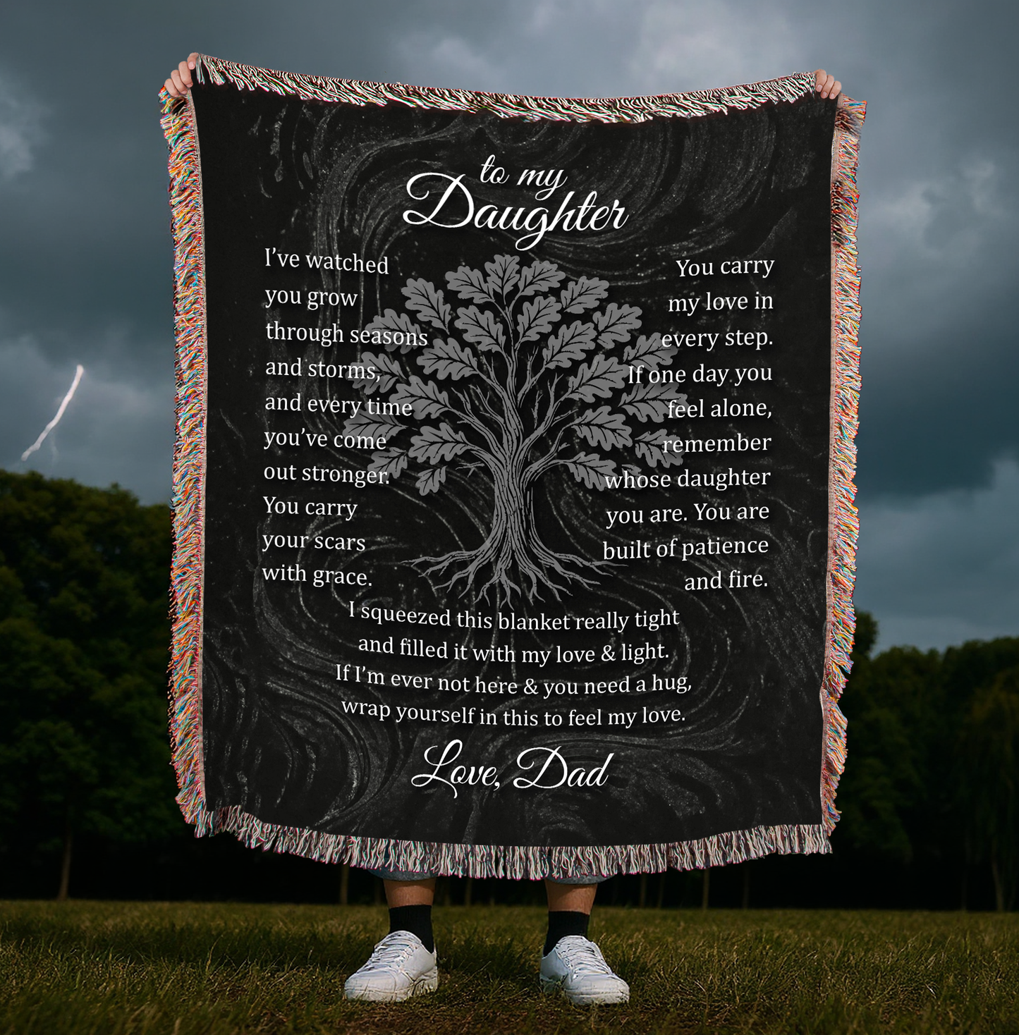 Seasons and Storms - Heirloom Woven Blanket