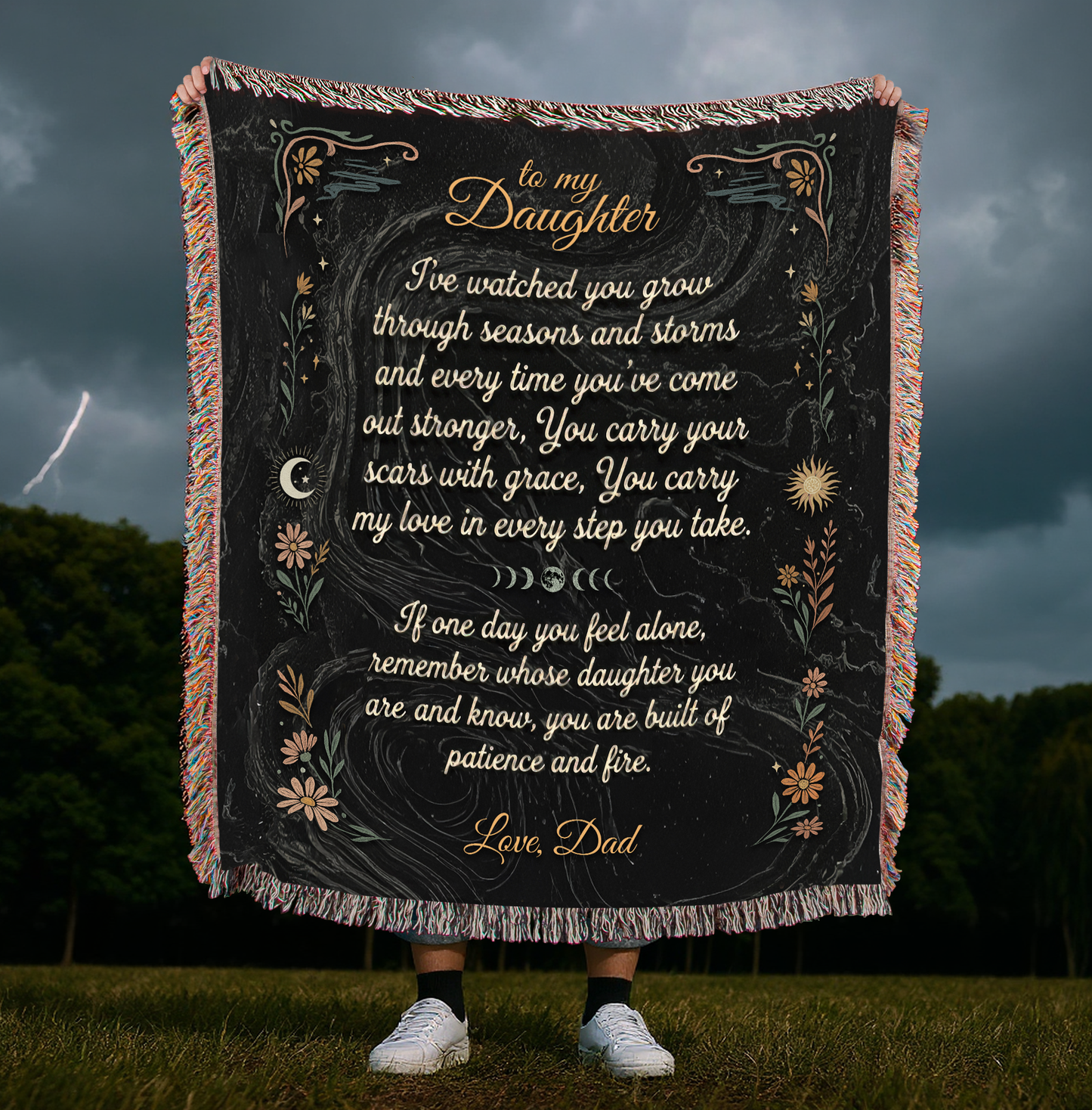 Seasons and Storms2 - Heirloom Woven Blanket